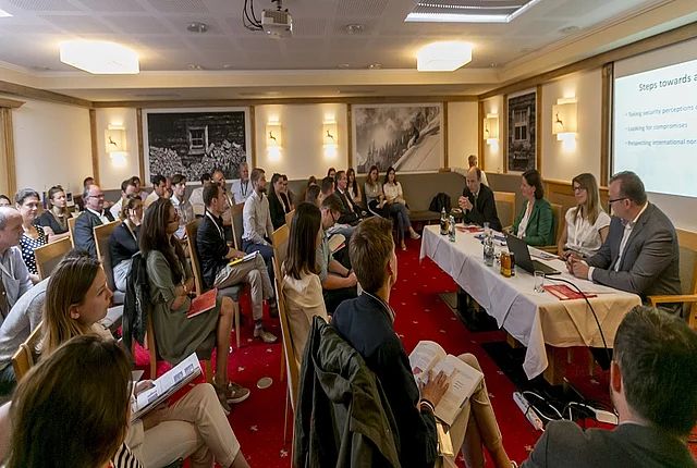 presentation of the Security Radar 2019 during the European Forum Alpbach