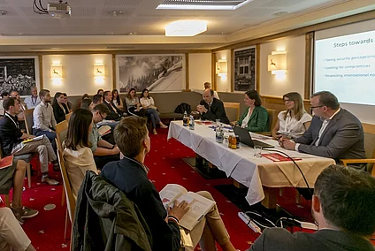 presentation of the Security Radar 2019 during the European Forum Alpbach