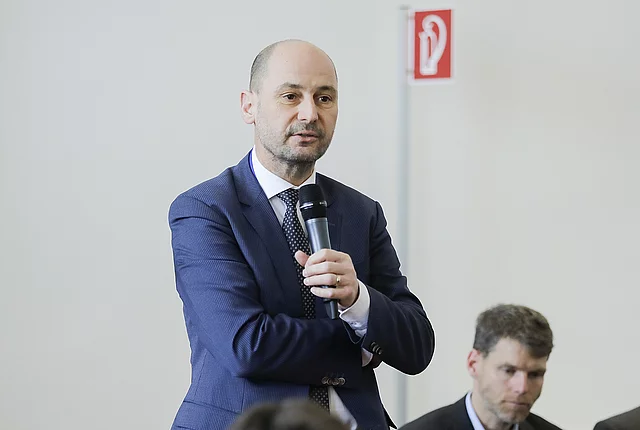 Event picture of the presentation of the Security Radar 2019 during a Paneldiscussion at the MuseumsQuartier in Vienna