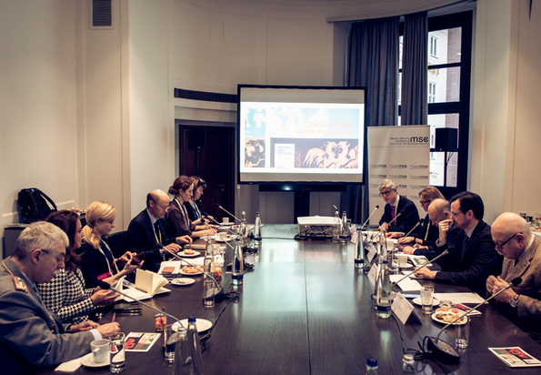 Presenting scenarios "Thinking Ahead: Russia Beyond 2024" at the Munich Security Conference