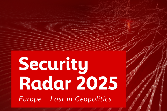 Security Radar 2025: Europe – Lost in Geopolitics