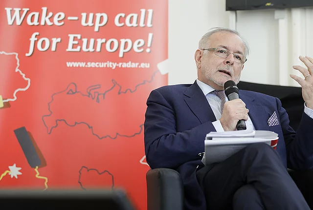 presentation of the Security Radar 2019 during a Paneldiscussion at the MuseumsQuartier in Vienna