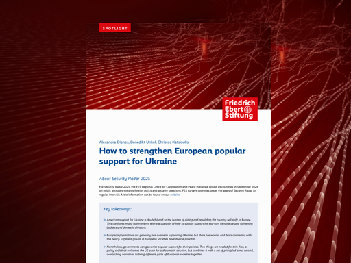 How to strengthen European popular support for Ukraine