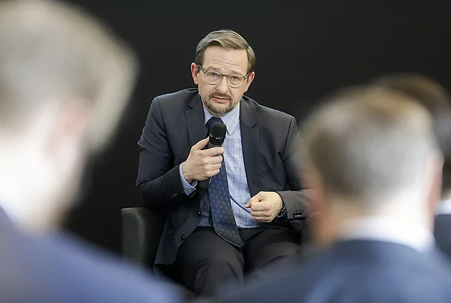 Event picture of the presentation of the Security Radar 2019 during a Paneldiscussion at the MuseumsQuartier in Vienna