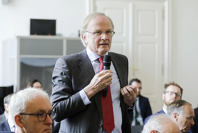 Event picture of the presentation of the Security Radar 2019 during a Paneldiscussion at the MuseumsQuartier in Vienna