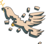 Project illustration: Peace by Piece, showing a peace dove