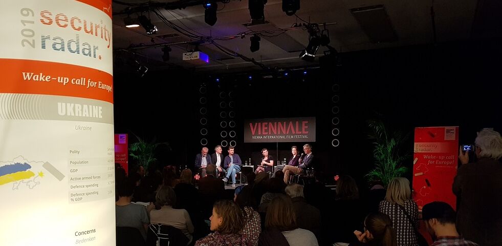 Presenting the Security Radar 2019 at the VIENNALE Film Festival: FES  Regional Office for Cooperation and Peace in Europe