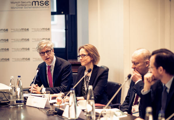 Presenting scenarios "Thinking Ahead: Russia Beyond 2024" at the Munich Security Conference