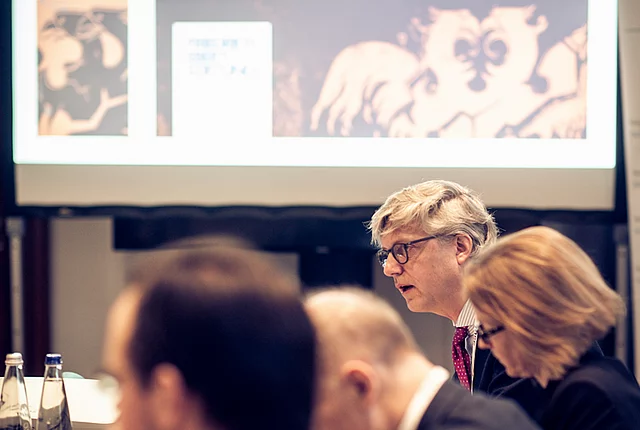 Presenting scenarios "Thinking Ahead: Russia Beyond 2024" at the Munich Security Conference