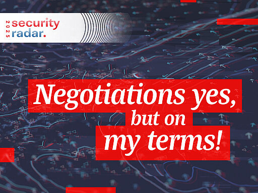 Negotiations Yes, But on Our Terms!