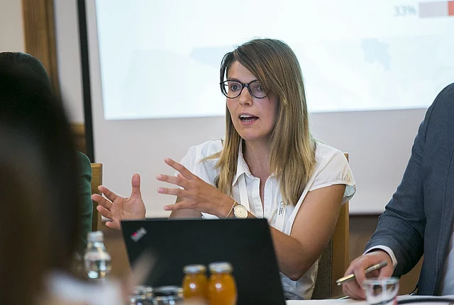 Event picture of the presentation of the Security Radar 2019 during the European Forum Alpbach