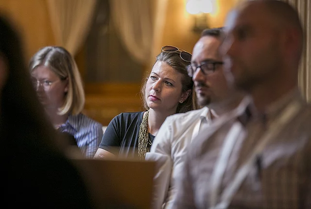Event picture of the presentation of the Security Radar 2019 during the European Forum Alpbach