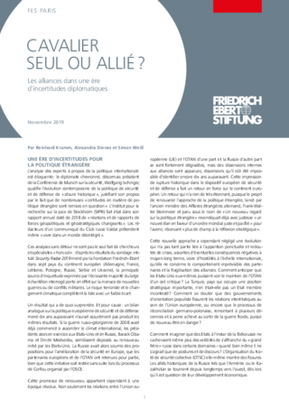 Cavalier seul ou allié?
